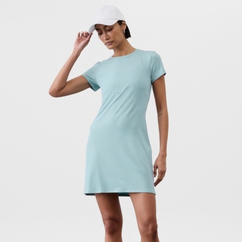 NWT Athleta Signature Rib Tee Dress
